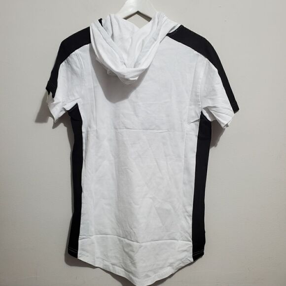 Rebel minds Mens Sz Small Malcolm x Martin luther king hoodie S/S white - Picture 5 of 10